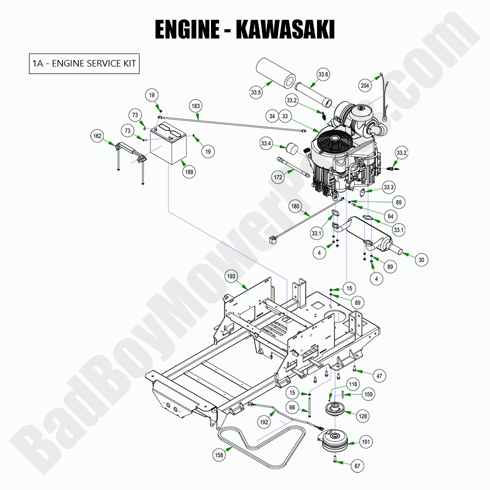 2022 Maverick HD Engine - Kawasaki